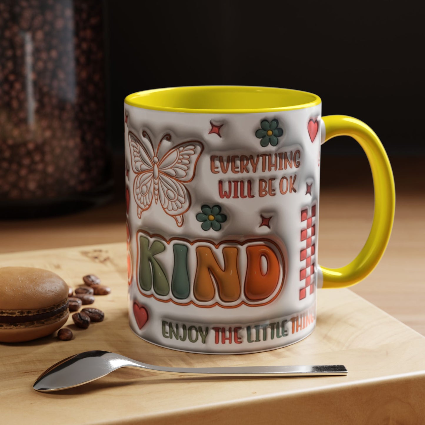 Coffee Mug 11oz - Inspirational Positive Vibes - Graffiti
