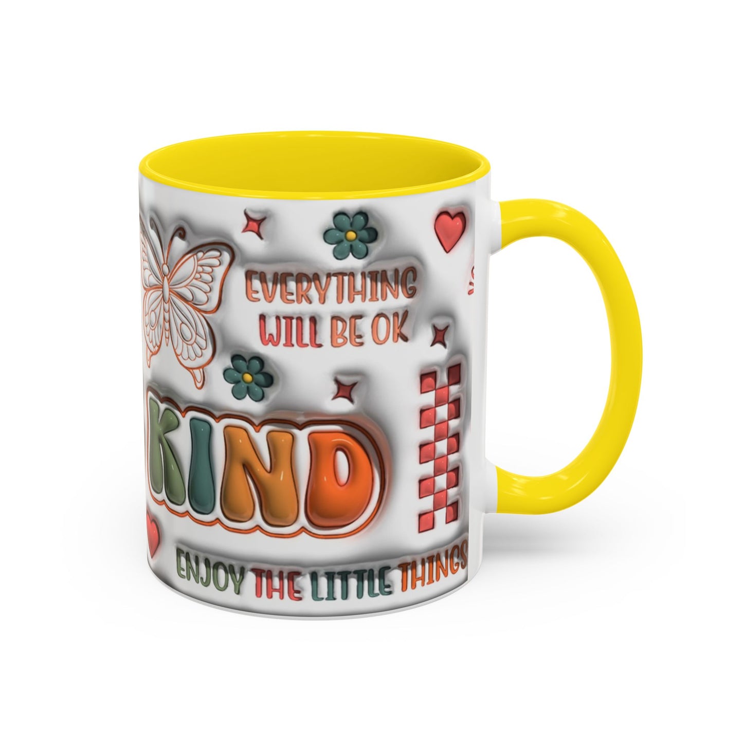 Coffee Mug 11oz - Inspirational Positive Vibes - Graffiti