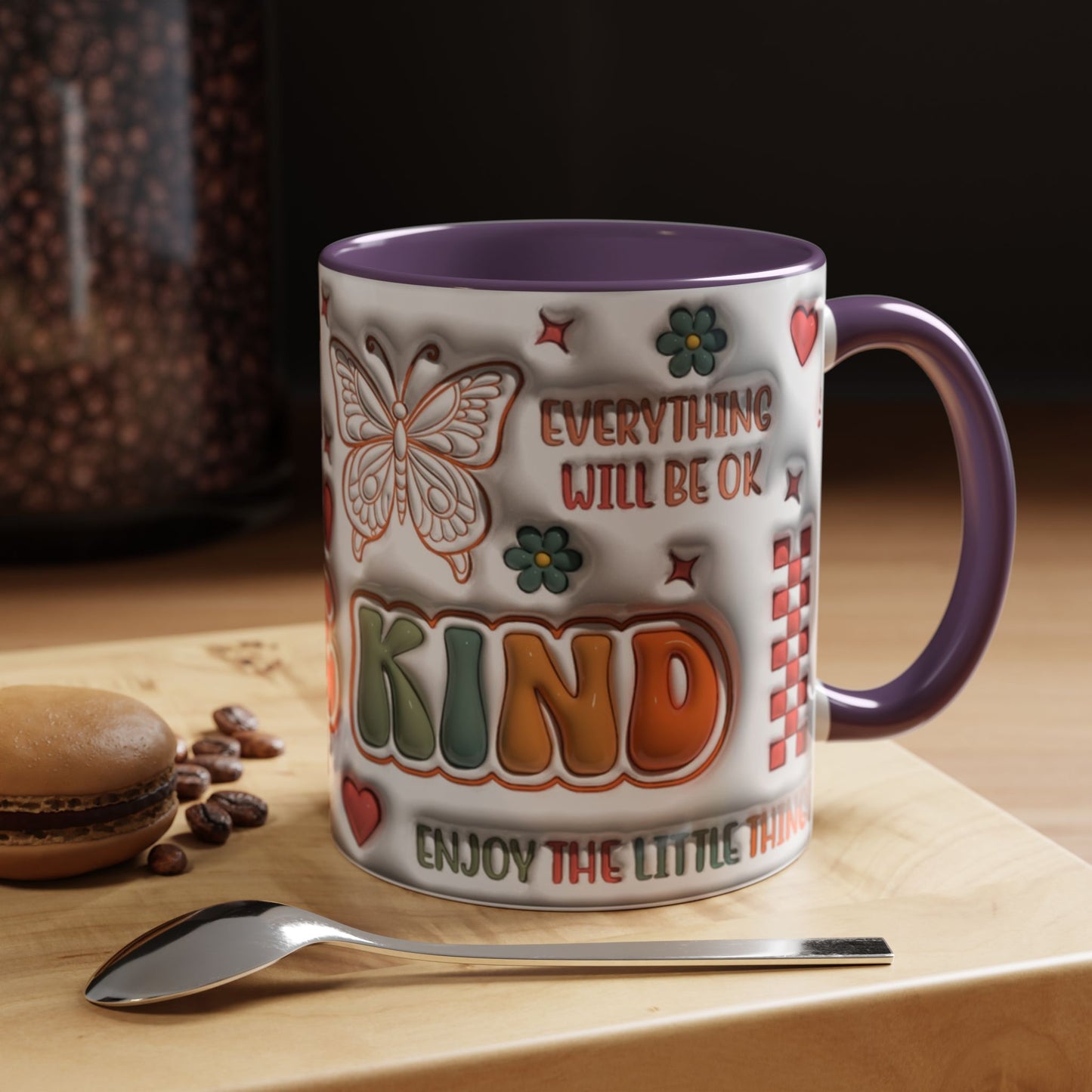 Coffee Mug 11oz - Inspirational Positive Vibes - Graffiti