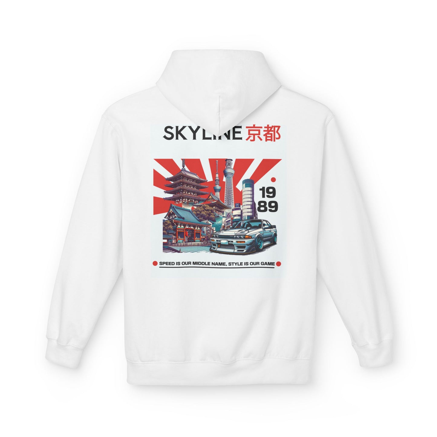 Japanese Car Lovers Unisex Hoodie - Graffiti