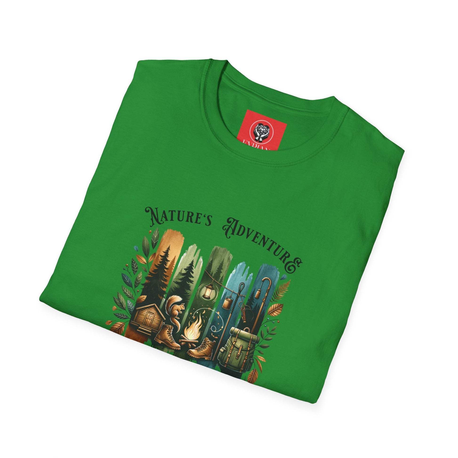 Nature's Adventure Unisex Softstyle T-Shirt - Craft Your Own Adventure! - Graffiti