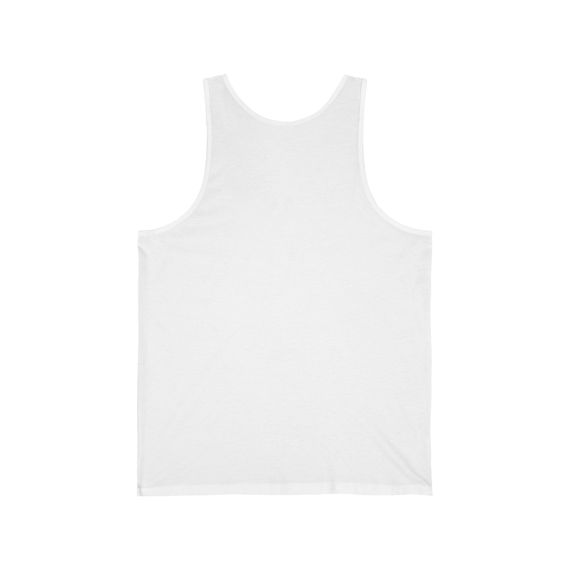 Motivational Unisex Jersey Tank: 'It Doesn't Get Easier, You Just Get Stronger' - Graffiti