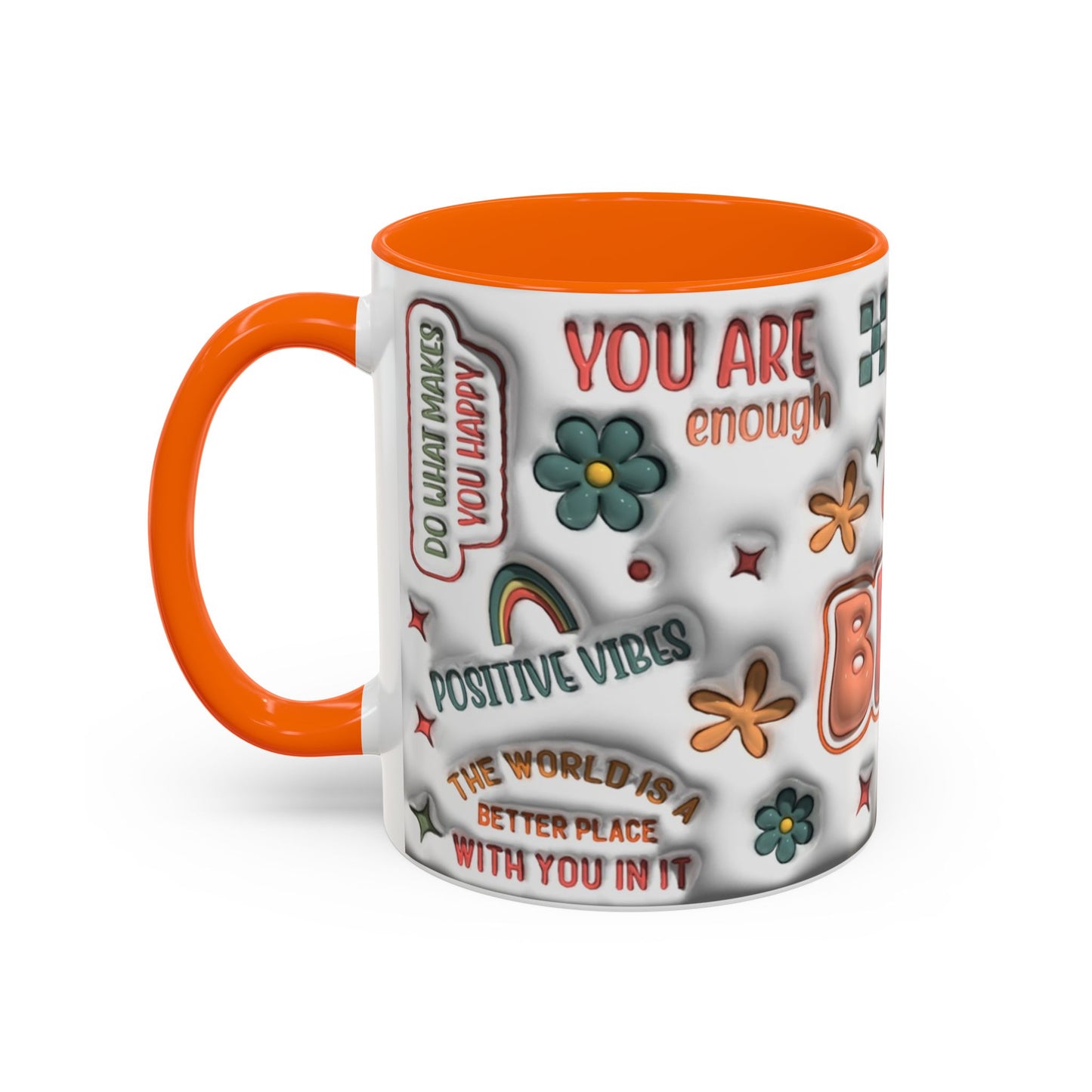 Coffee Mug 11oz - Inspirational Positive Vibes - Graffiti