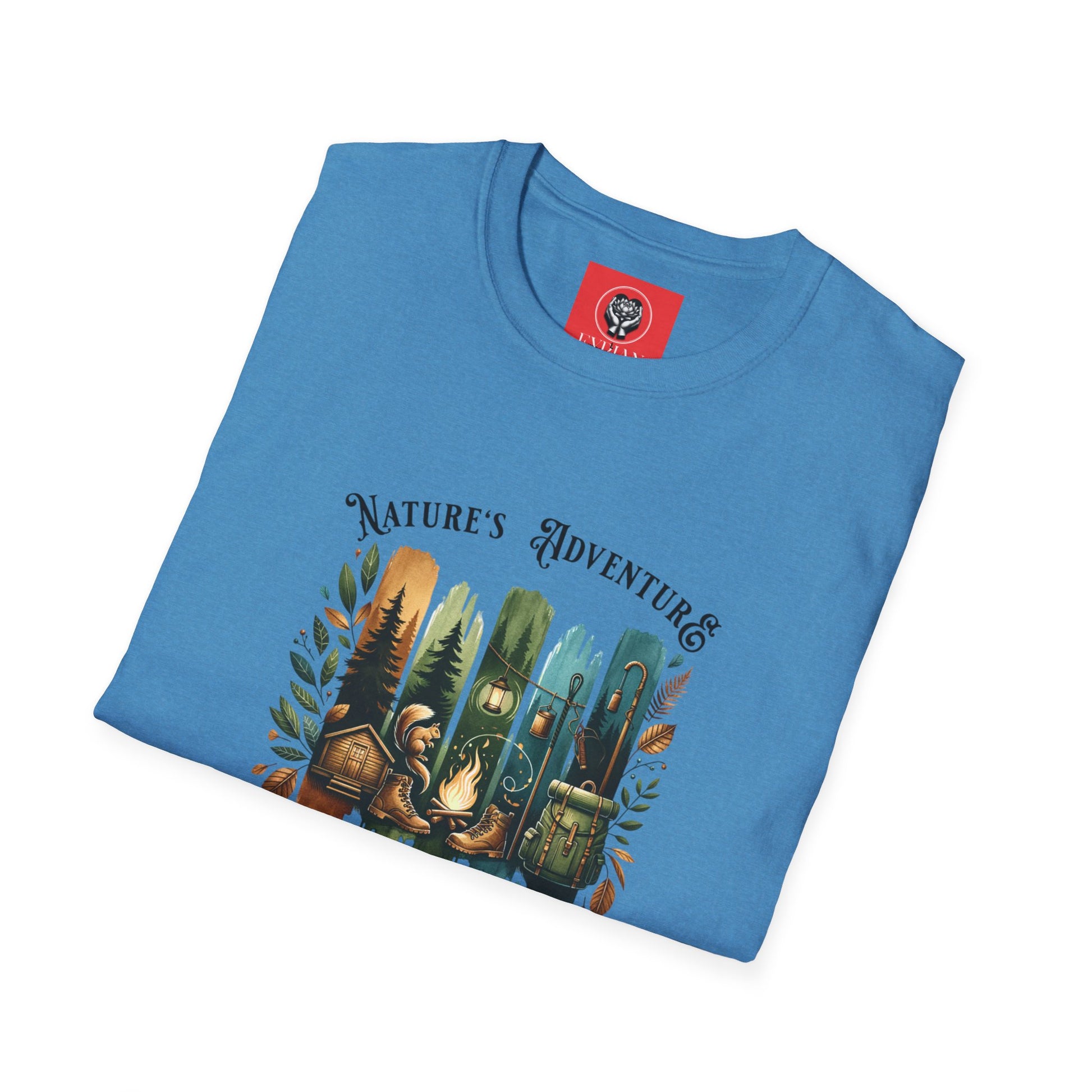 Nature's Adventure Unisex Softstyle T-Shirt - Craft Your Own Adventure! - Graffiti