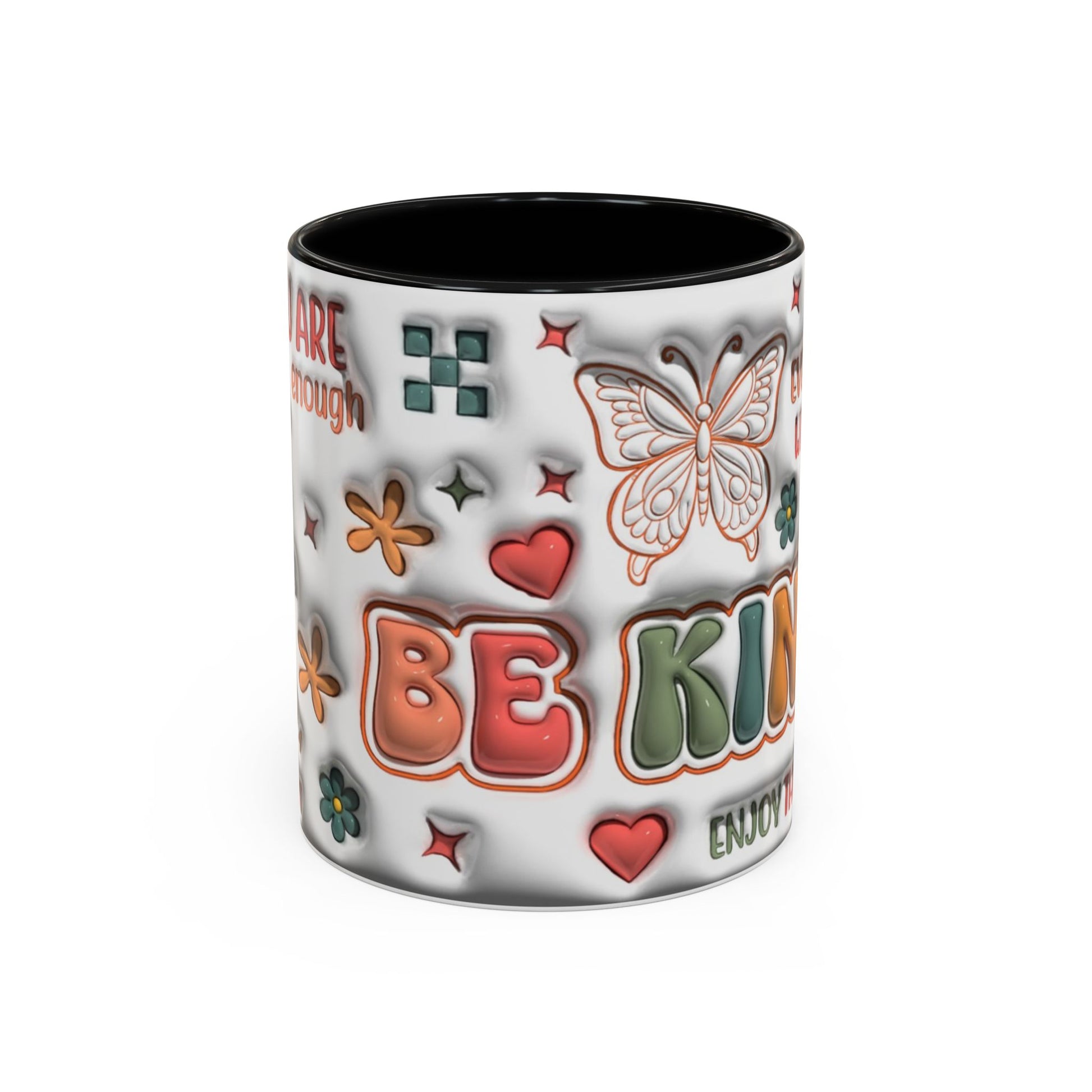 Coffee Mug 11oz - Inspirational Positive Vibes - Graffiti