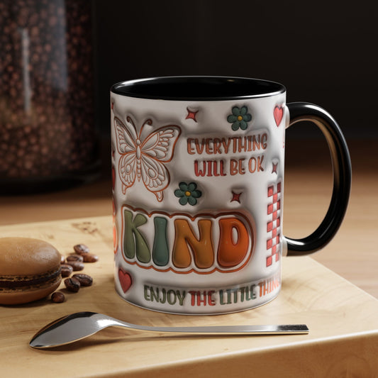 Coffee Mug 11oz - Inspirational Positive Vibes - Graffiti