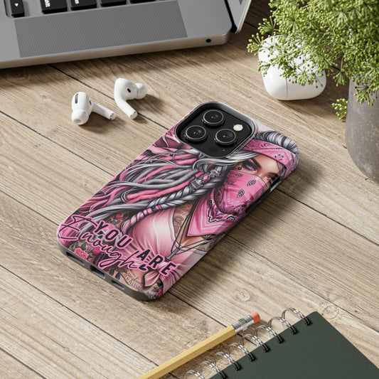 Empowering Tough Phone Case - Graffiti