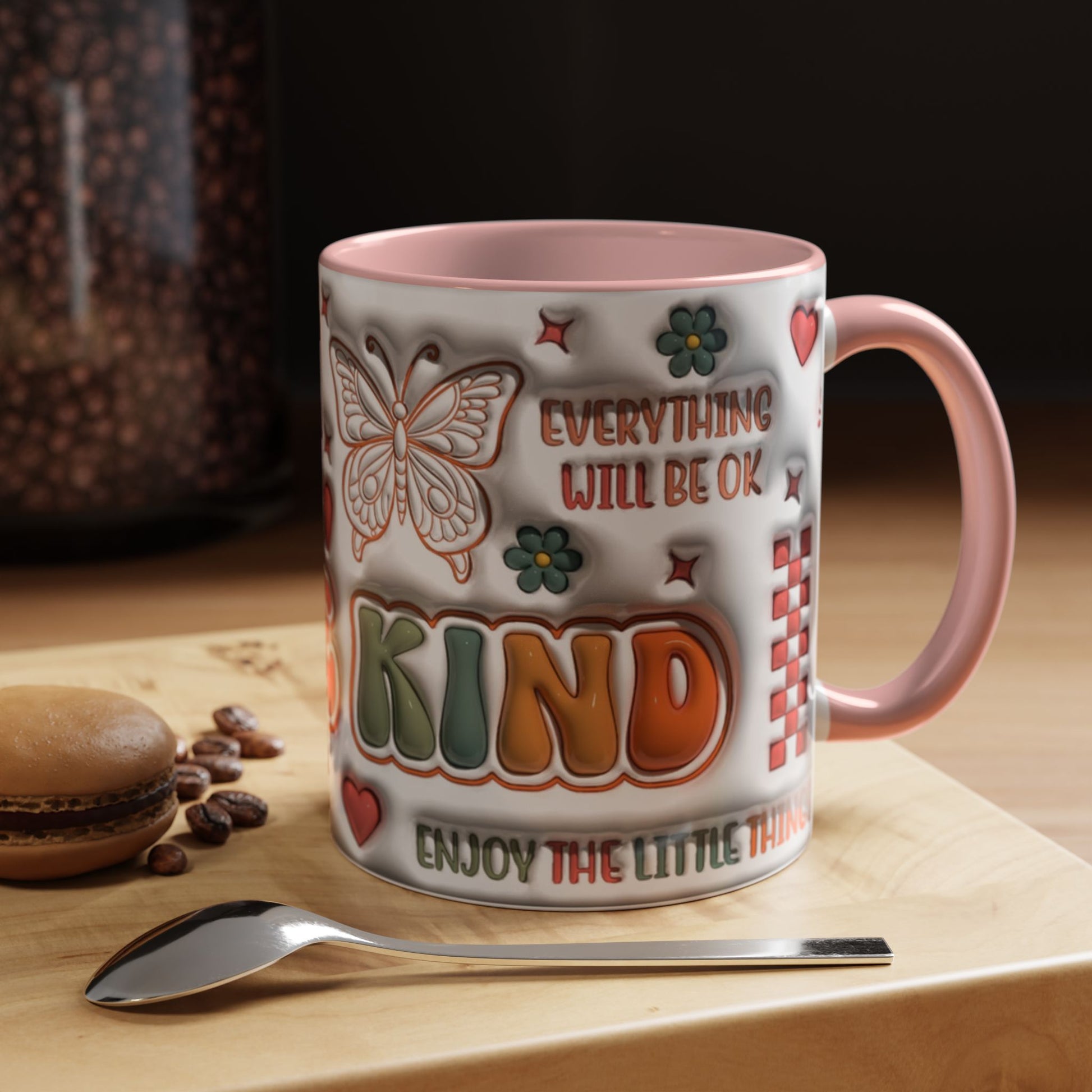 Coffee Mug 11oz - Inspirational Positive Vibes - Graffiti