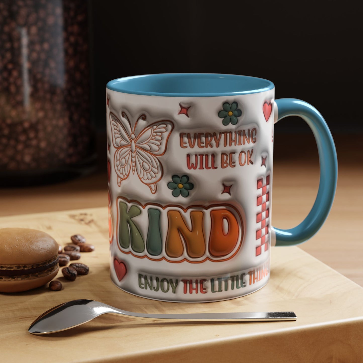 Coffee Mug 11oz - Inspirational Positive Vibes - Graffiti
