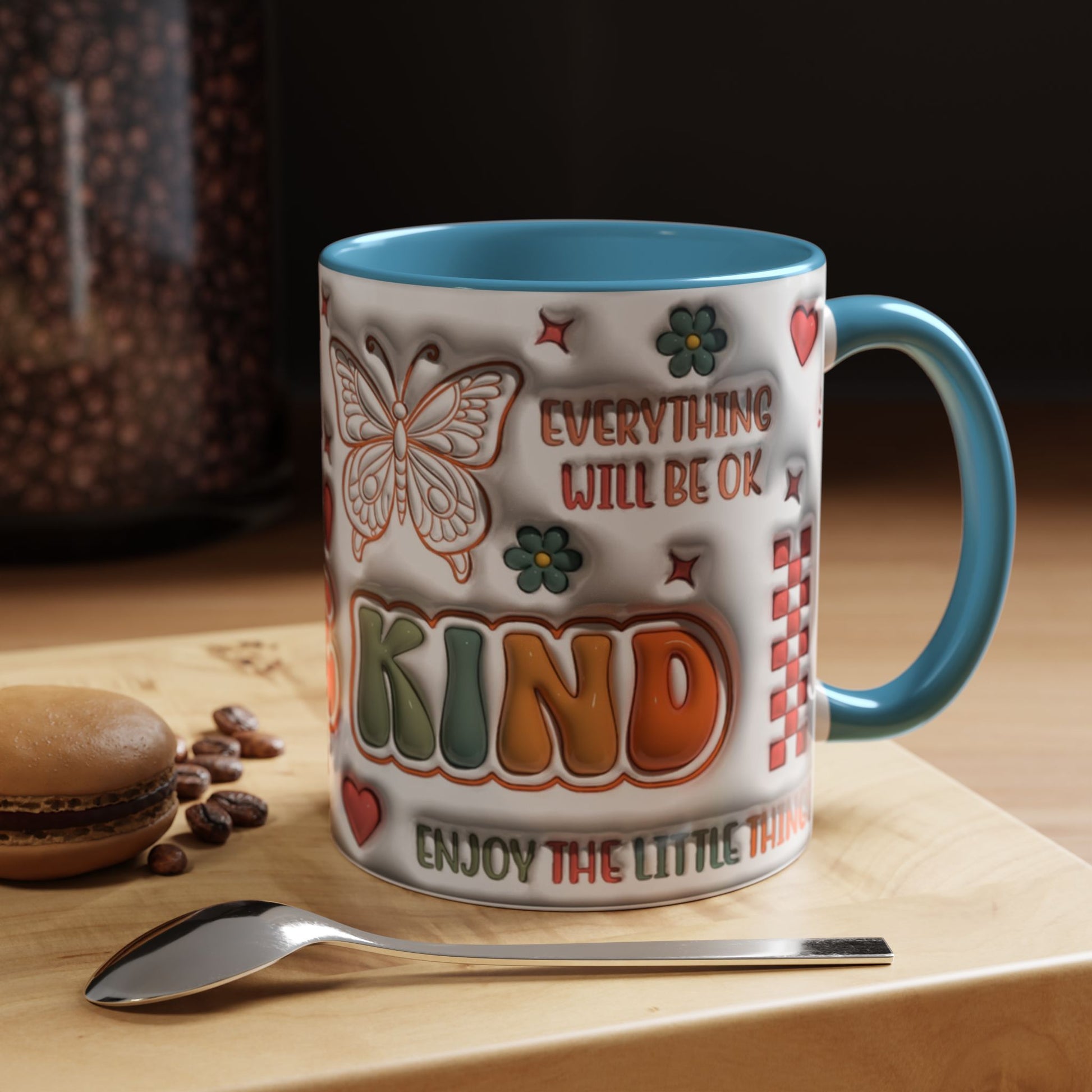 Coffee Mug 11oz - Inspirational Positive Vibes - Graffiti