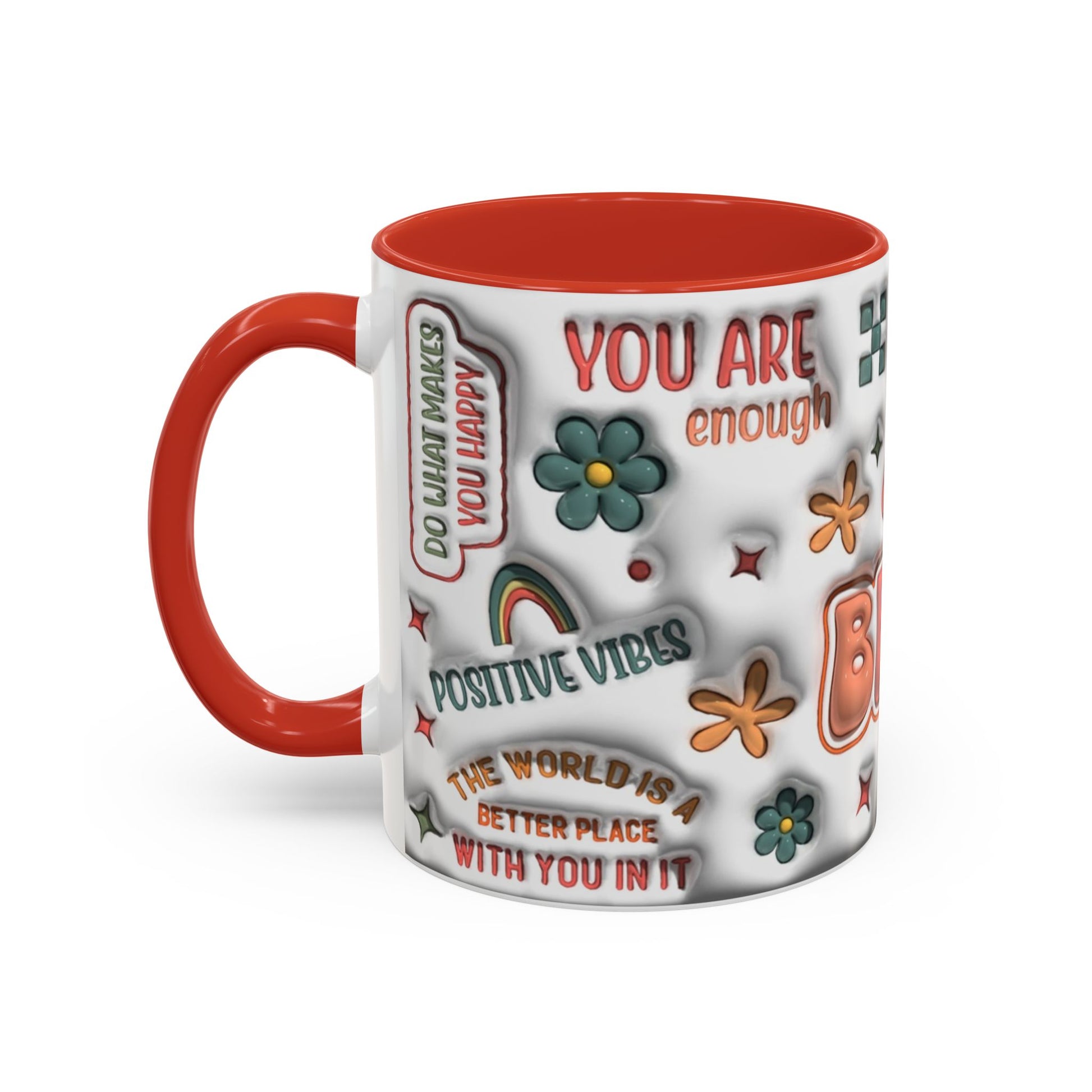 Coffee Mug 11oz - Inspirational Positive Vibes - Graffiti