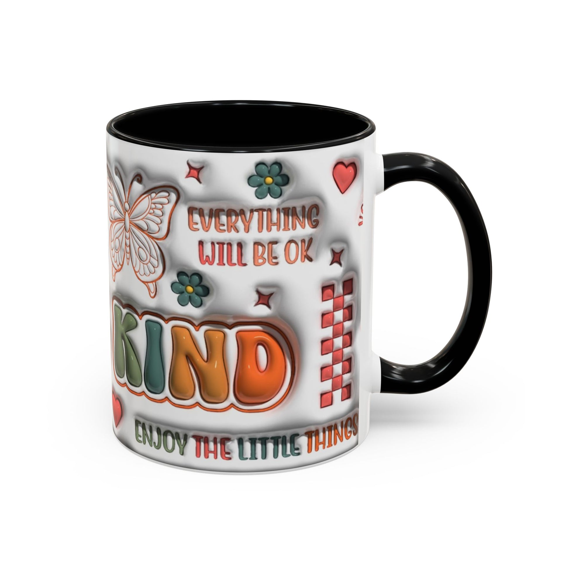 Coffee Mug 11oz - Inspirational Positive Vibes - Graffiti