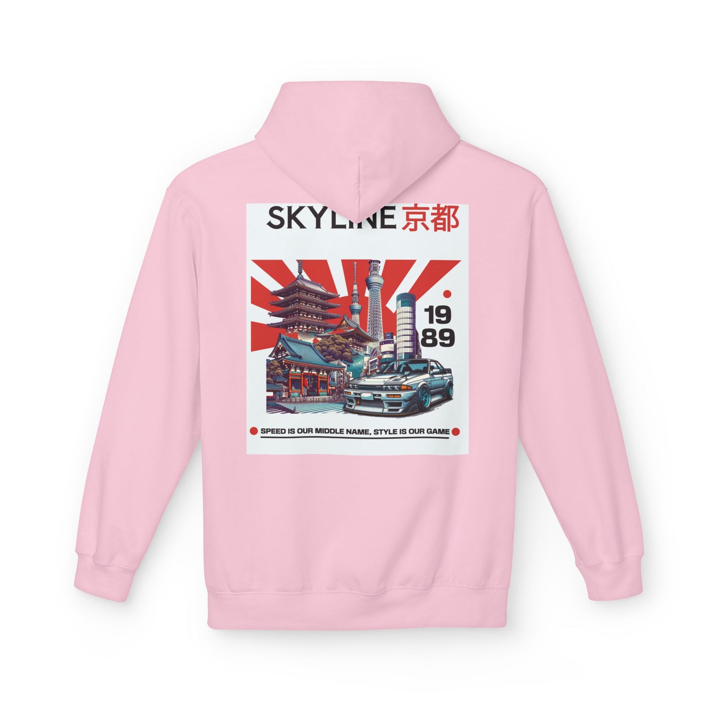 Japanese Car Lovers Unisex Hoodie - Graffiti