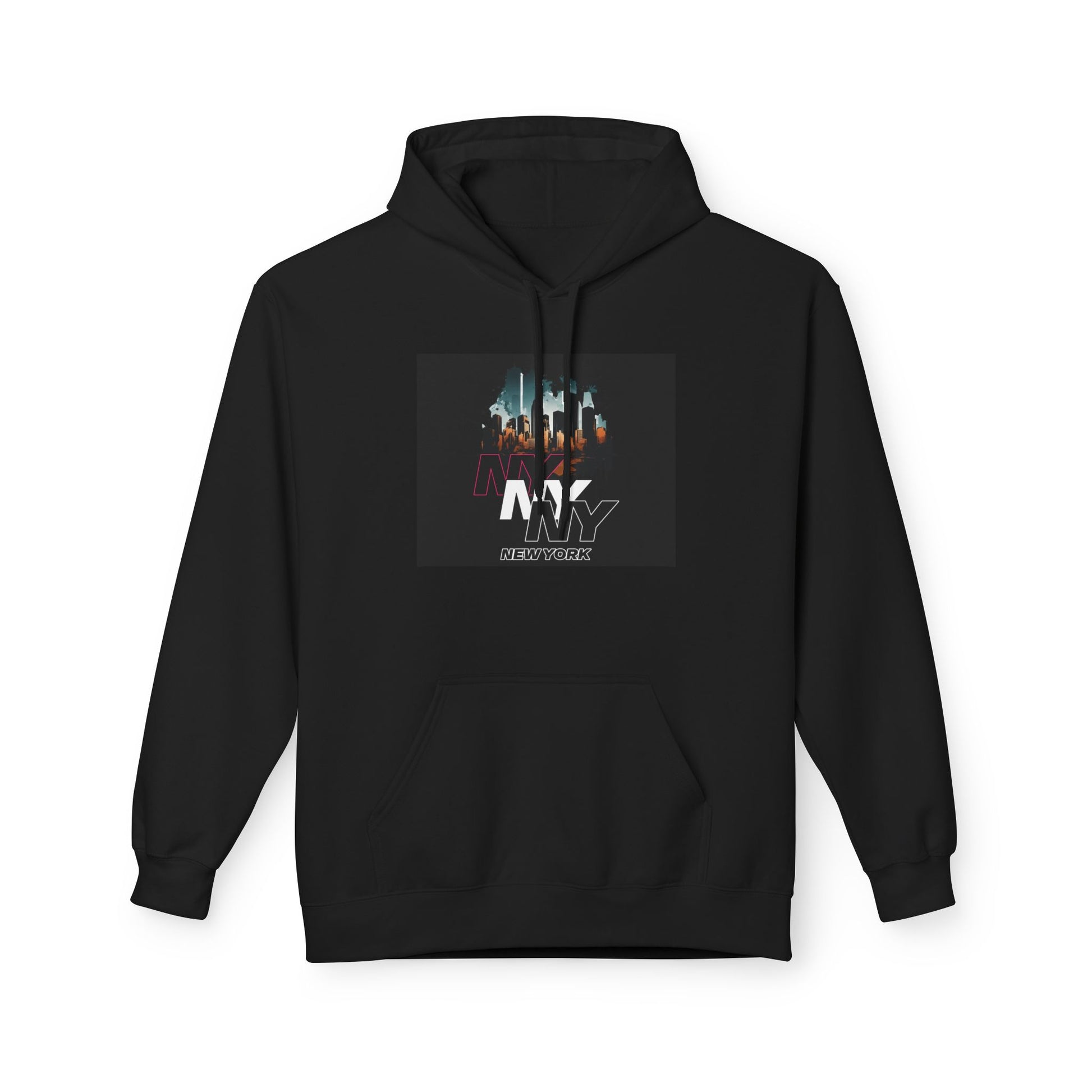 New York City Skyline Hoodie - Retro Colorful NYC Design - Graffiti