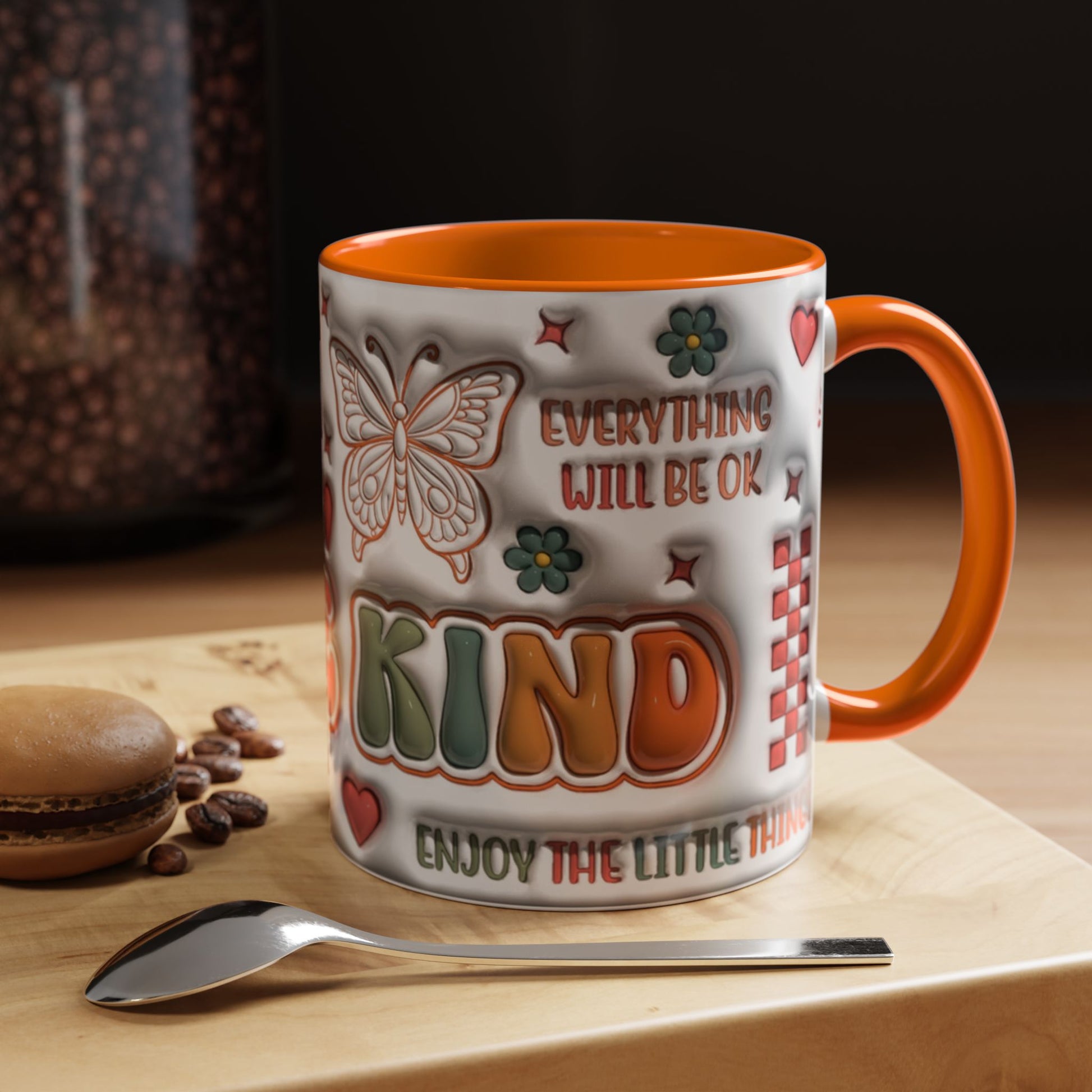 Coffee Mug 11oz - Inspirational Positive Vibes - Graffiti