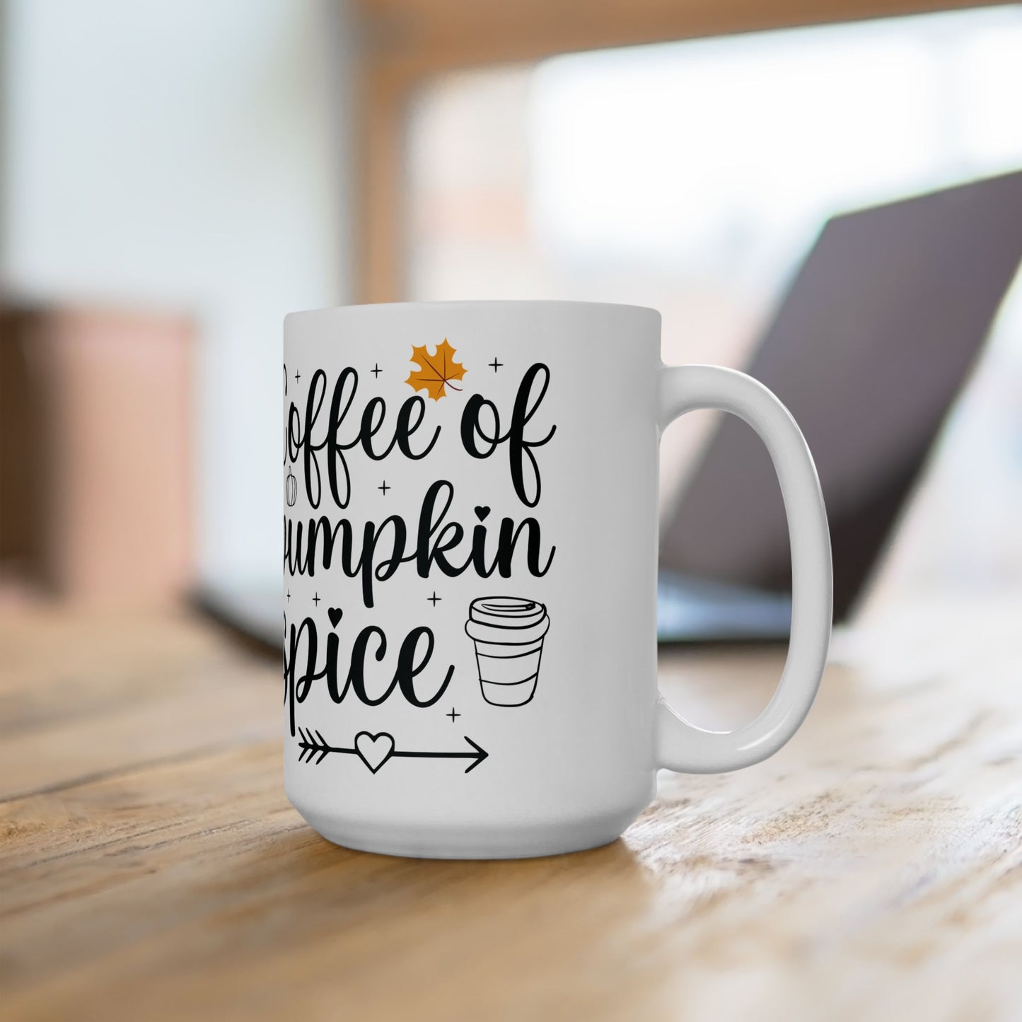 Pumpkin Spice Mug, Cozy Autumn Drinkware, Perfect for Fall Gatherings, Coffee Lover Gift, Halloween or Thanksgiving Decor - Graffiti