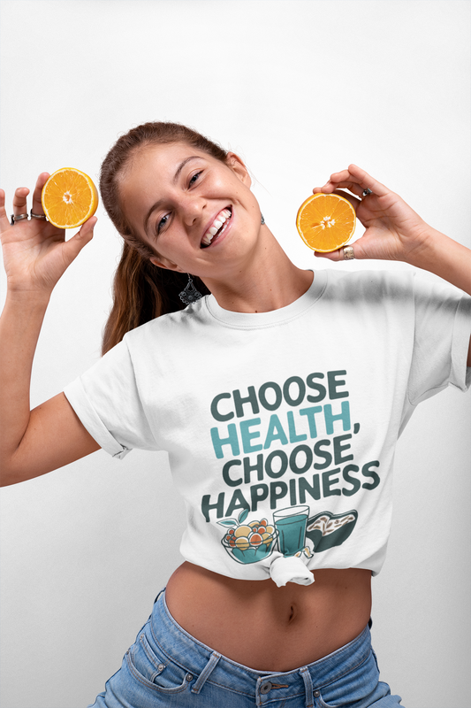 Choose Health T-Shirt, Motivational Tee, Wellness Shirt, Unisex Graphic Tee, Gift for Health Enthusiasts, Casual Wear - Graffiti