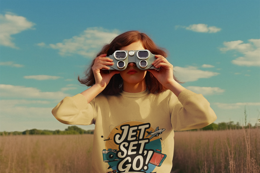 Jet Set Go Sweatshirt, Travel Enthusiast Gift, Cozy Adventure Sweatshirt, Vacation Outfit, Unisex Apparel - Graffiti