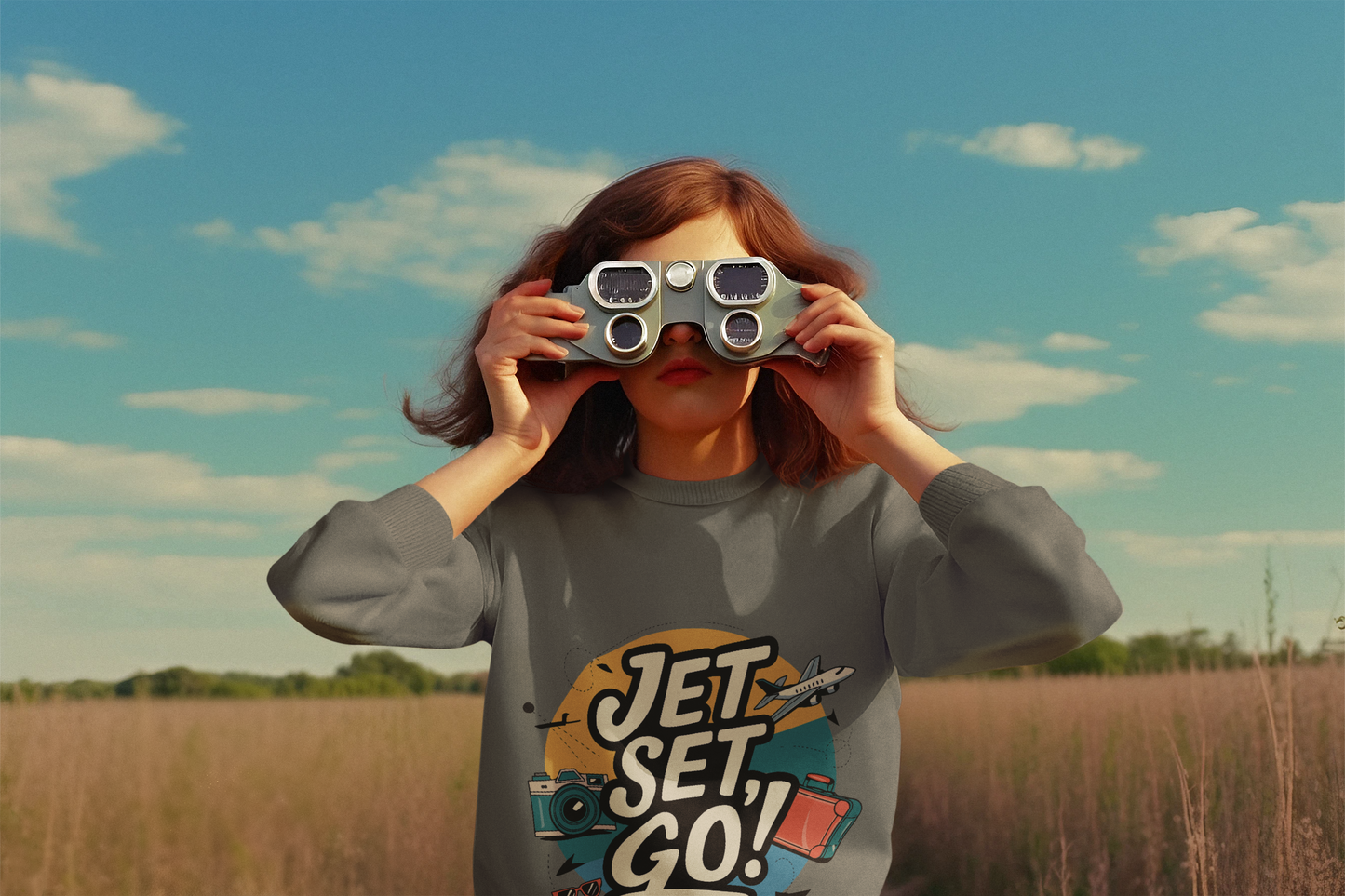 Jet Set Go Sweatshirt, Travel Enthusiast Gift, Cozy Adventure Sweatshirt, Vacation Outfit, Unisex Apparel - Graffiti