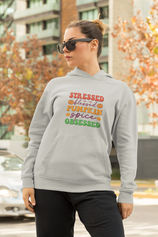 Cozy Pumpkin Spice Sweatshirt, Funny Fall Hoodie, Thanksgiving Gift, Autumn Style, Casual Wear, Seasonal Apparel - Graffiti